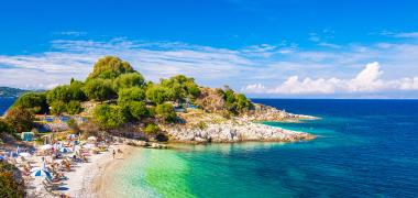 Baai op Corfu