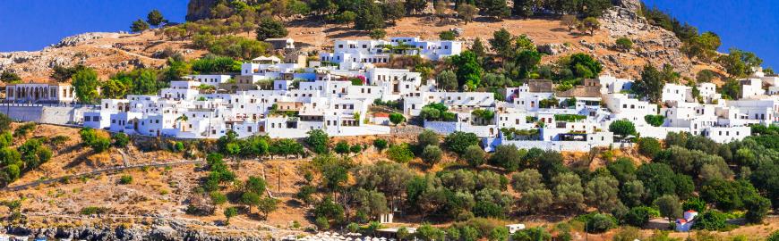 Een kasteel op Rhodos