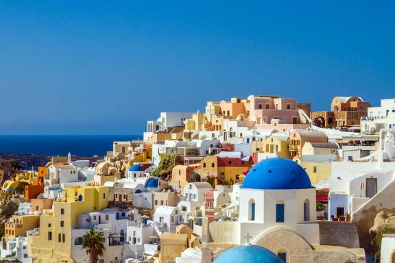 Santorini uitzicht